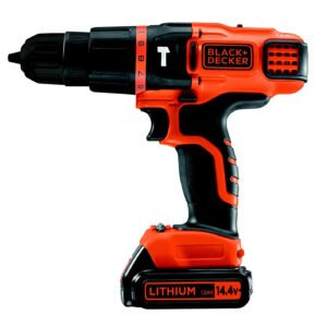 Black and Decker Visseuse/Perceuse sans fil 14,4 V Lithium-ion 2 vitesses
